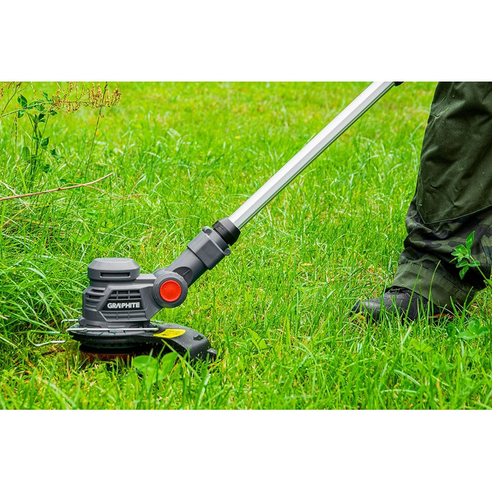 Акумуляторний підрівнювач для трави GRAPHITE 18V 25 см (без акумулятора) 58G030