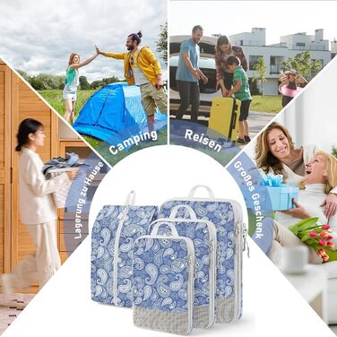 Органайзер для валізи та рюкзака Kompression: набір кубів для пакування, аксесуари для подорожей