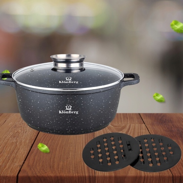 Набір кастрюль KlönBerg KB-4026, 17 предметів