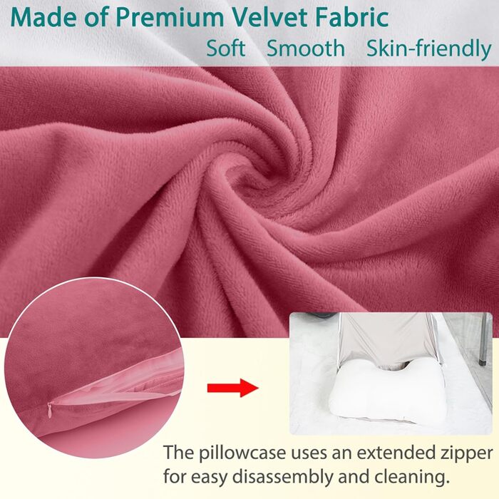 Подушка для вагітних AS AWESLING U-подібної форми, повного тіла, для годування, підтримки та вагітності, знімний чохол (трав'яно-зелений, піна з пам'яті) (Claret-піна з пам'яті)