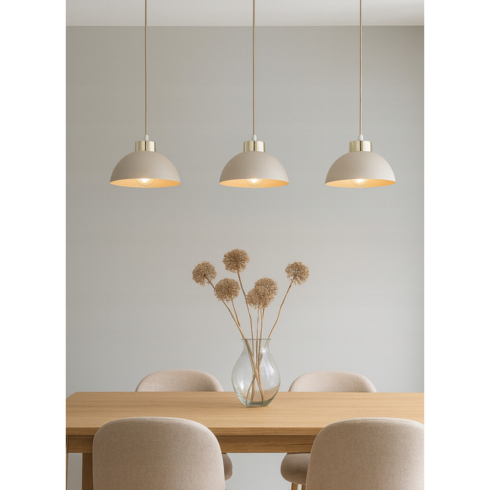 Підвісна люстра Elko-Lighting Moon — 3 точки освітлення, цоколь E27