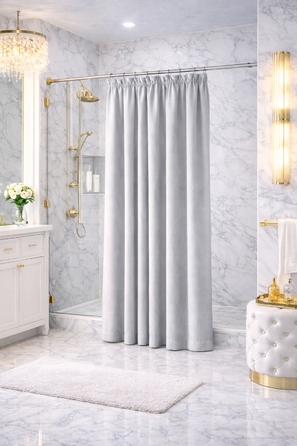 Текстильна штора для ванни NOW-ART, 200 x 220 см