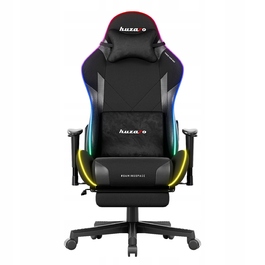 Ігрове та офісне обертове крісло Huzaro Force 5.7 RGB з підставкою для ніг