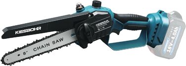 KIESBOHR Міні акумуляторна ланцюгова пила сумісна з Makita 18V, електрична пила для гілок CS001 (8 дюймів, безщіткова, без акумулятора та ланцюгового масла)