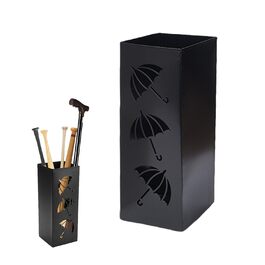 Металева підставка для парасоль та тростинок Sightday - білий/чорний