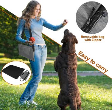 Килимок для собак та котів на вулицю та в будинок YFbrite, водонепроникний, з штучної шкіри, для кемпінгу (S)