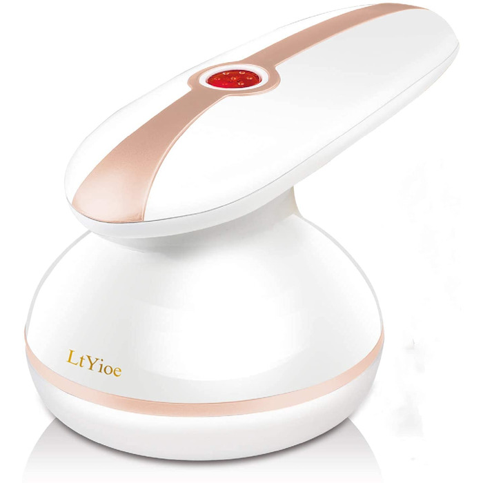 Електричний видальник для одягу Fusselschneider з кабелем, подвійним захистом, безпечним замиканням та щіткою для чищення різних тканин (Рожевий)