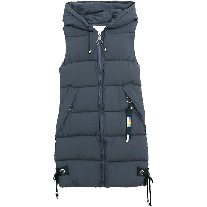 Жіноча тепла куртка Longwete з капюшоном, пухова, легка, елегантна, зимова, зелена (XXL, сіра)