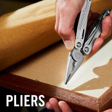 Leatherman Wingman Multi-Tool - 14 Tools for Every Situation - Stainless Steel, with Nylon Holster