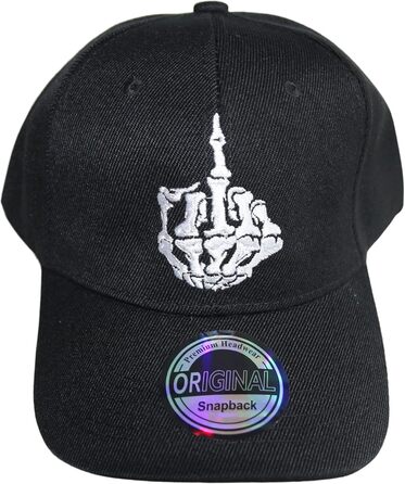 Кепка Snapback Beybey з принтом черепа. Стильний дизайн для чудового вигляду (SKLL Black)