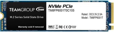 SSD Team Group MP33 1TB NVMe M.2 PCIe Gen3 x4 – 1800/1500 MB/s