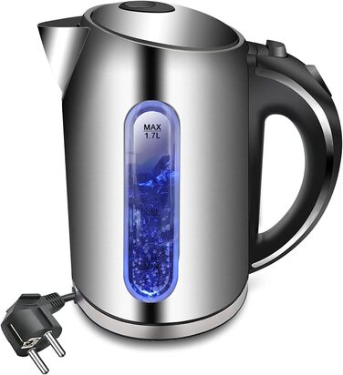 Електрочайник EXTRASTAR з нержавіючої сталі, 1.7 л (1739)