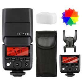 Спалахувач Godox TT350C для Nikon з радіосинхронізацією 2.4G X System, TTL/HSS, Li-ion акумулятор 2500mAh