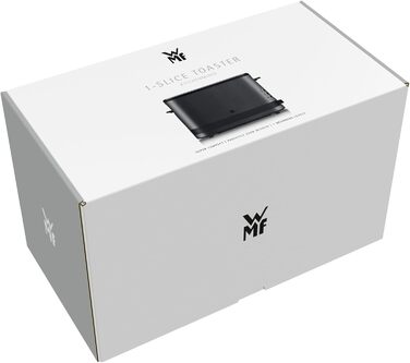 Тостер WMF Lono Silk з нержавіючої сталі, 2 слоти, XXL-насадка для бургерів, 7 рівнів підсмажування, LED-дисплей, знімний піддон для крихт, анти-відбитки, 900 Вт