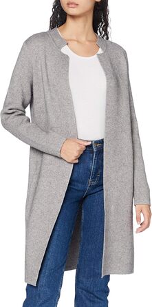 Жіночий кардиган-туніки Organ Daen з довгими рукавами, блоки кольорів Бордо/Чорний (TXS, Сірий)