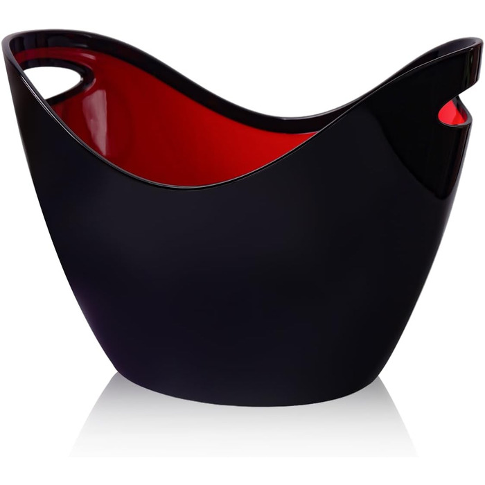 8L Емальований відро для шампанського, відро для льоду, охолоджувач для вина та шампанського, велике відро для льоду, контейнер для фруктів та овочів, кухонний контейнер (ZB-031A)