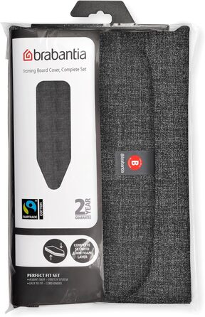 Покриття для прасувальної дошки Brabantia Jeansschwarz, розмір B (124 x 38 см)