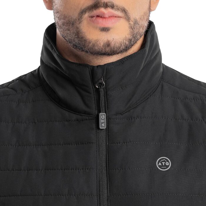 Чоловічий жилет ATG з утеплювачем, чорний (XL)