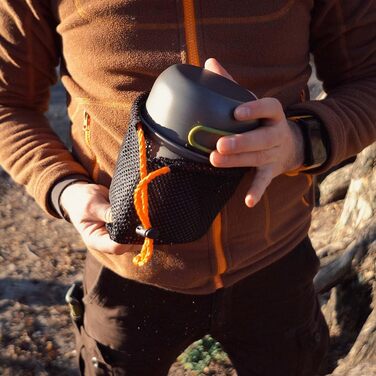 Набір посуду для кемпінгу: 16 предметів, котел, посуд для приготування їжі на відкритому повітрі