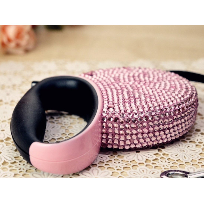 Висувна поводок для собак і котів, блакитний, для маленьких та середніх порід