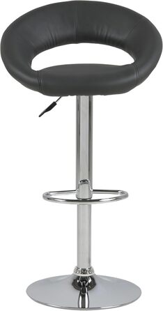 Барний стілець AC Design Thilde, PU, сірий, 100 см