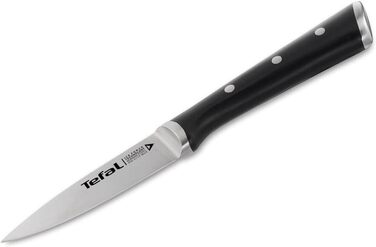 Набір ножів Tefal Ice Force 3 шт. (Шеф-ніж 20 см, Сантоку 18 см, Універсальний 11 см) з нержавіючої сталі, чорний, K232S3