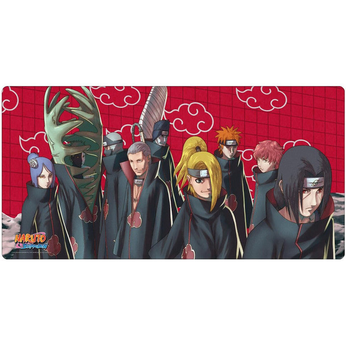 Килимок для миші Head Case Designs Naruto Shippuden Akatsuki XL (900x400 мм) для ігор, клавіатури, ПК