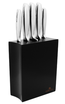 Набір ножів у підставці Gerlach Modern, 5 предметів, чорний блок