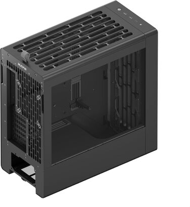 Корпус ПК HAVN Midi-Tower з 3 вентиляторами, Top Airflow, скло, чорний