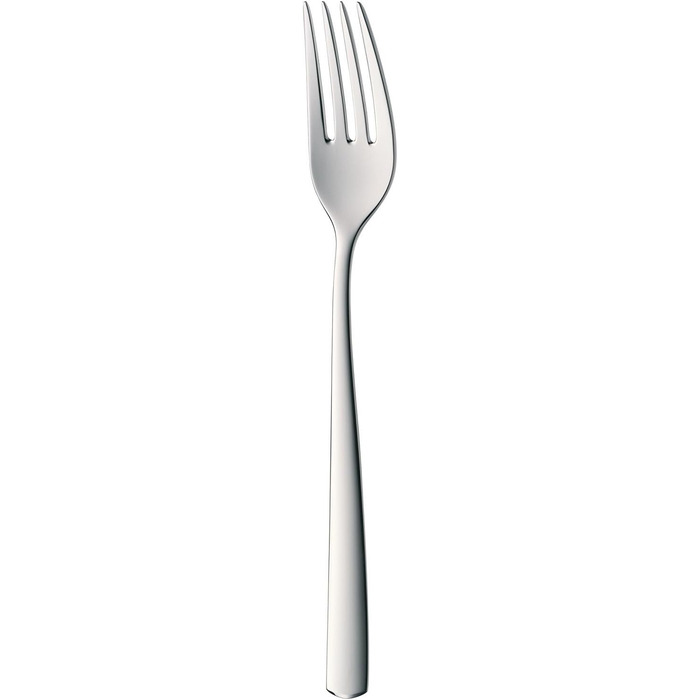 WMF Boston Stainless Steel Cutlery Set, 6 Place Setting, 30-Piece Dinner Set, Monoblock Knives, Polished Cromargan Stainless Steel, Dishwasher Safe Table Cutlery Single