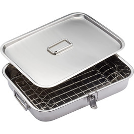 Коптильня KitchenCraft BBQ/Grill для духовки та гриля, 37,5x27 см