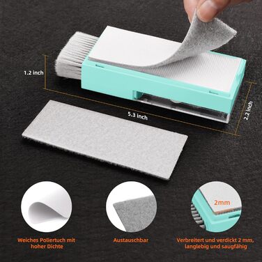 Набір для чищення клавіатури та гаджетів Ordilend: щітка, спрей, для ноутбука, телефону, iPad, монітора