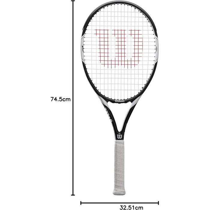 Тенісний корт Wilson Federer Team 105, унісекс, для початківців та любителів, розмір ручки L2