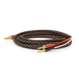 Акустичний кабель Dynavox Perfect Sound Flex (пара, 3м) — HiFi кабель з позолоченими роз'ємами-бананами, безвтратна передача сигналу, високочиста мід OFC