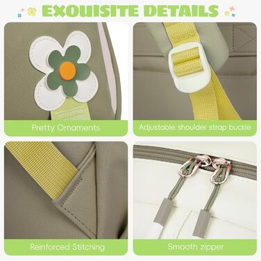 Шкільний рюкзак для дівчаток-підлітків 2025, для школи/гімназії, водонепроникний, для ноутбука 15.6