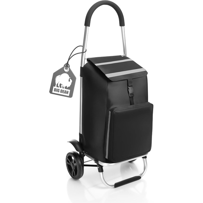 Складаний візок BigDean з відділенням для охолодження - також як візок-тележка - великі колеса