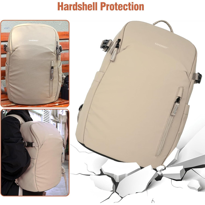 Рюкзак для камери XAMOREST Khaki: професійний, водонепроникний, для DSLR/SLR/беззеркальних камер