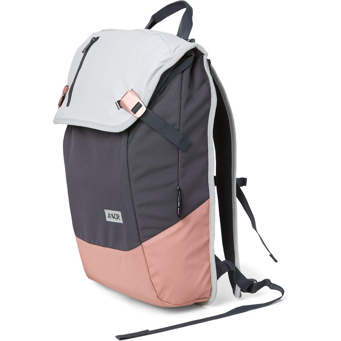 AEVOR Daypack – водонепроникний рюкзак 18 л з відділенням для ноутбука 15'', дихаюча спинка, багато кишень, колір рожевий