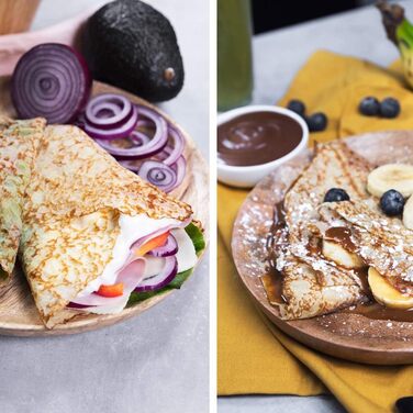 Електрична млинниця Cecotec Crepe Fun CrepeStone Twin 1200 Вт, антипригарна екоплита з реверсивною пластиною для млинців або 4 міні-млинців