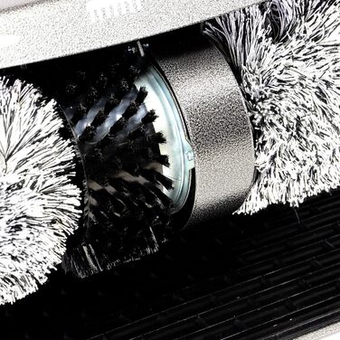 Shoe Polishing Machine, Shoe Polishing Machine, Polisher, Shoe Brush, Polishing Machine, Shoe Buffer, 3 Brushes, HG50056, Anthracite, Width: 40.0 cm x Depth: 24.5 cm x Height: 24 cm