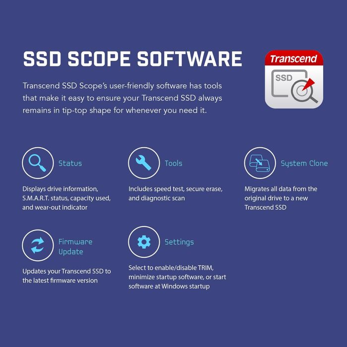 SSD накопичувач Transcend 2TB M.2 NVMe PCIe Gen4x4 MTE410S (5000 MB/s читання, 4300 MB/s запис)