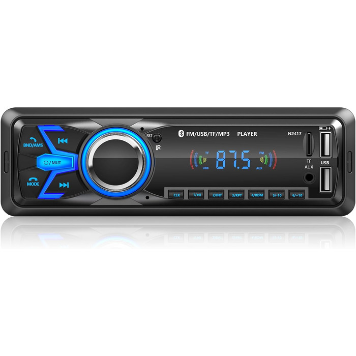 Автомагнітола Bluetooth 1 DIN MP3-плеєр для авто