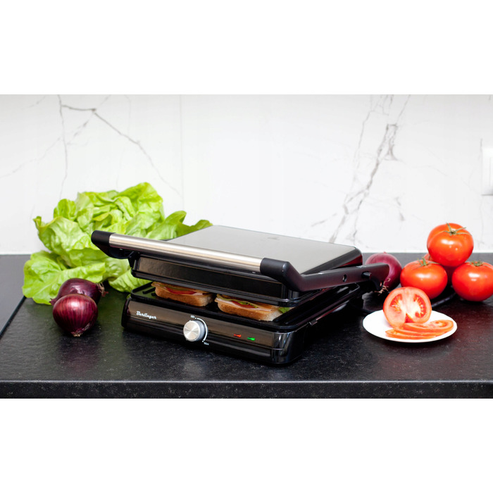 Електричний гриль Berlinger MAX-2400-W 2400 Вт, розкладний на 180°
