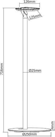 Підставка-стійка для колонок Sonos One та Sonos Play Maclean MC-841 з кабельний-менеджментом, комплект 2 шт.
