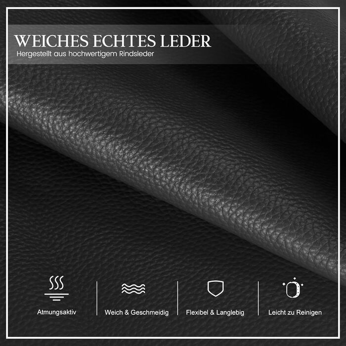 Сумка жіноча через плече Befen зі шкіри, середнього розміру, RFID-захист, чорна. Кросбоді, сумка на плече для жінок