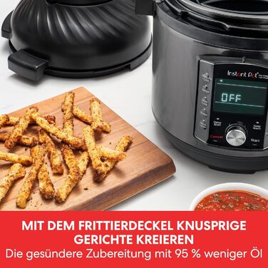 Instant Pot Pro Crisp 11-in-1 Electric Multi-Cooker – Pressure Cooker, Air Fryer, Slow Cooker, Steamer, Grill, Dehydrator, and Sous Vide Machine – Black Stainless Steel, 1500 W, 7.6 L, Black 7.6 Liter Pro Crisp + Air Fryer