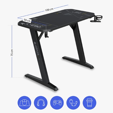 Ігровий стіл Sense7, 100 x 75 x 50 см