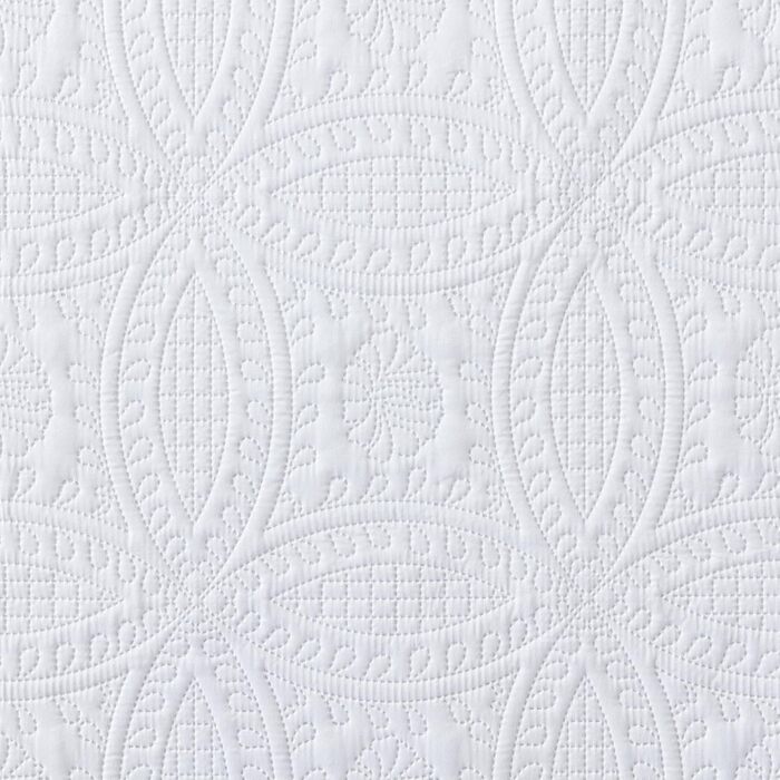 Комплект декоративних покривал Chezmoi Collection Austin (3 шт., Queen, білий)
