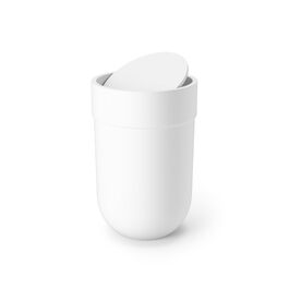 Сміттєвий відер Umbra Touch з гойдальним кришкою, 6 л, білий