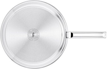 Сковорода Fissler Pure Collection Edelstahl 20 см, нержавіюча сталь, з внутрішньою шкалою, індукція, виготовлено в Німеччині